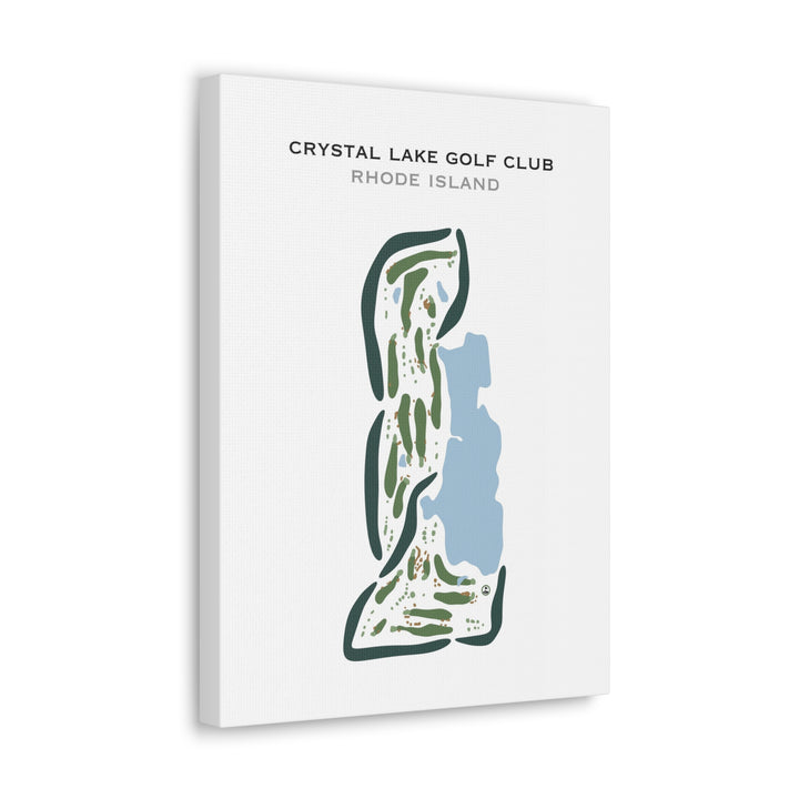 Crystal Lake Golf Club, Rhode Island - Printed Golf Courses