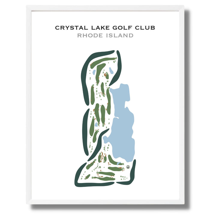 Crystal Lake Golf Club, Rhode Island - Printed Golf Courses