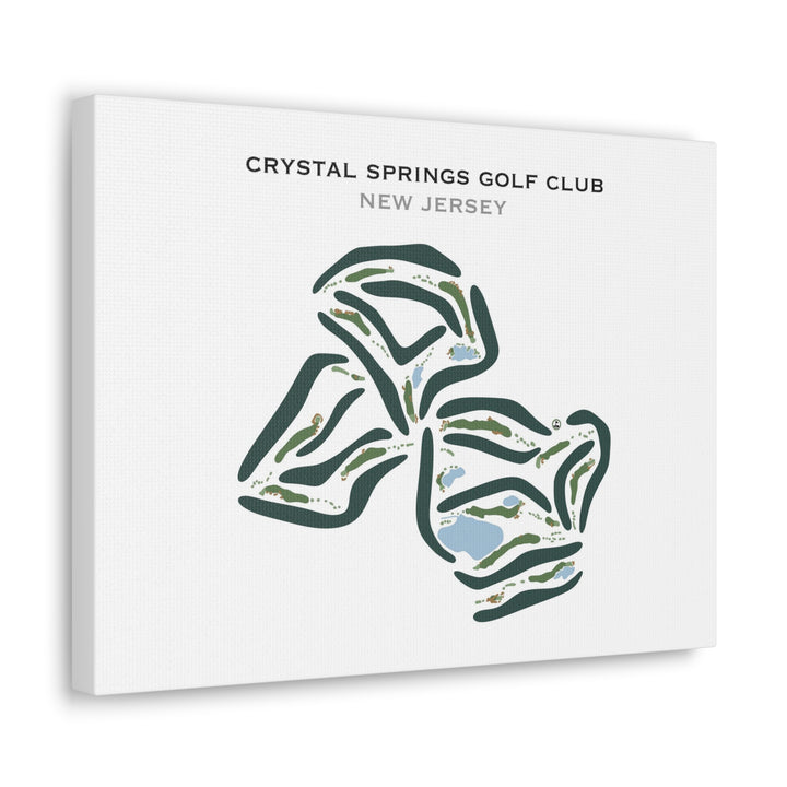 Crystal Springs Golf Club, New Jersey - Printed Golf Courses
