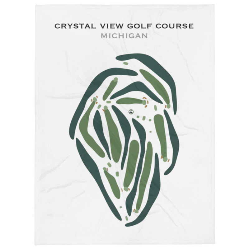 Crystal View Golf Course, Michigan - Printed Golf Courses