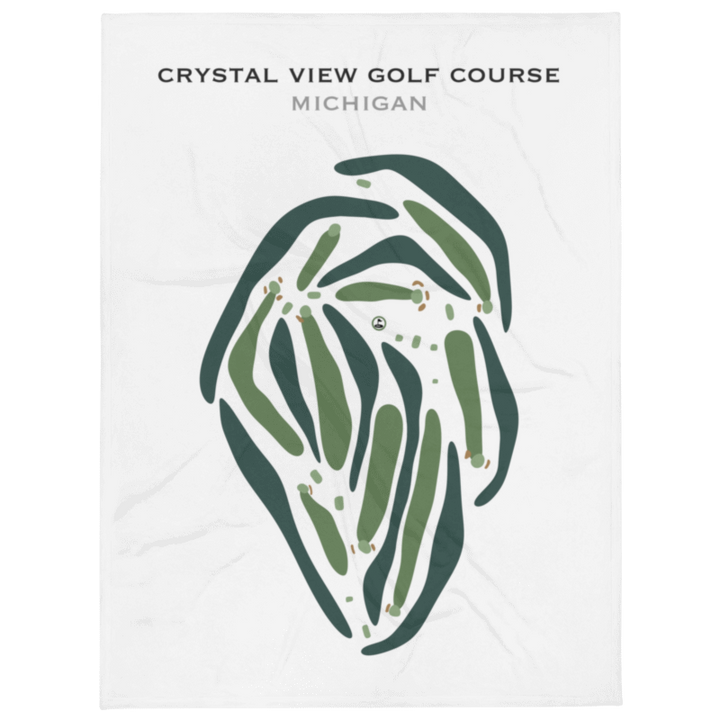 Crystal View Golf Course, Michigan - Printed Golf Courses