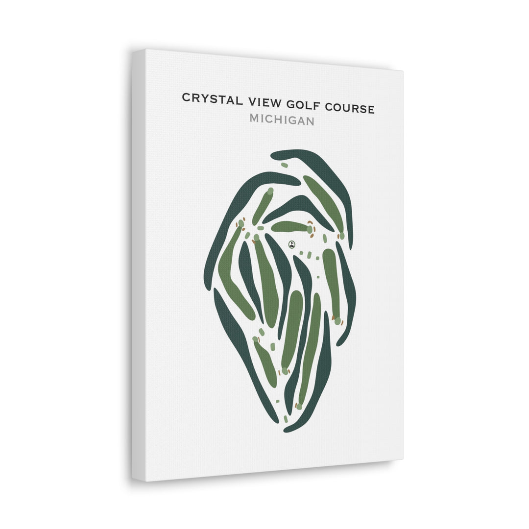 Crystal View Golf Course, Michigan - Printed Golf Courses