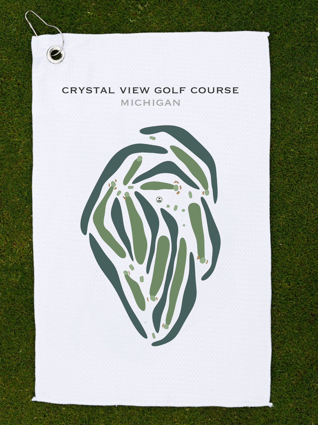 Crystal View Golf Course, Michigan - Printed Golf Courses