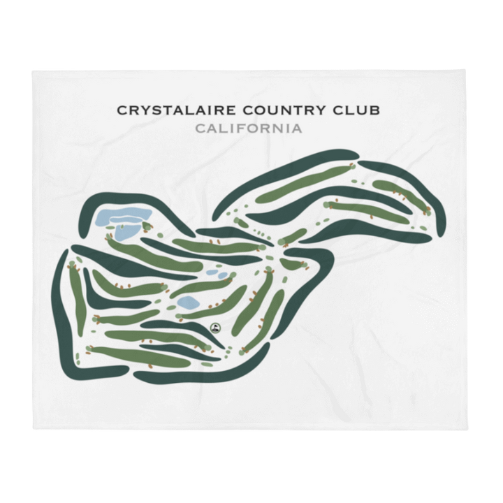 Crystalaire Country Club, California - Printed Golf Courses