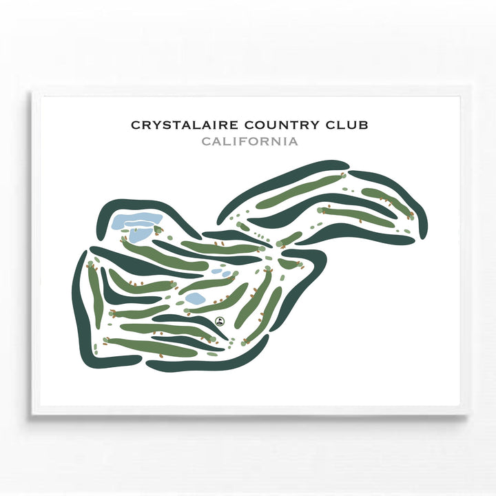 Crystalaire Country Club, California - Printed Golf Courses