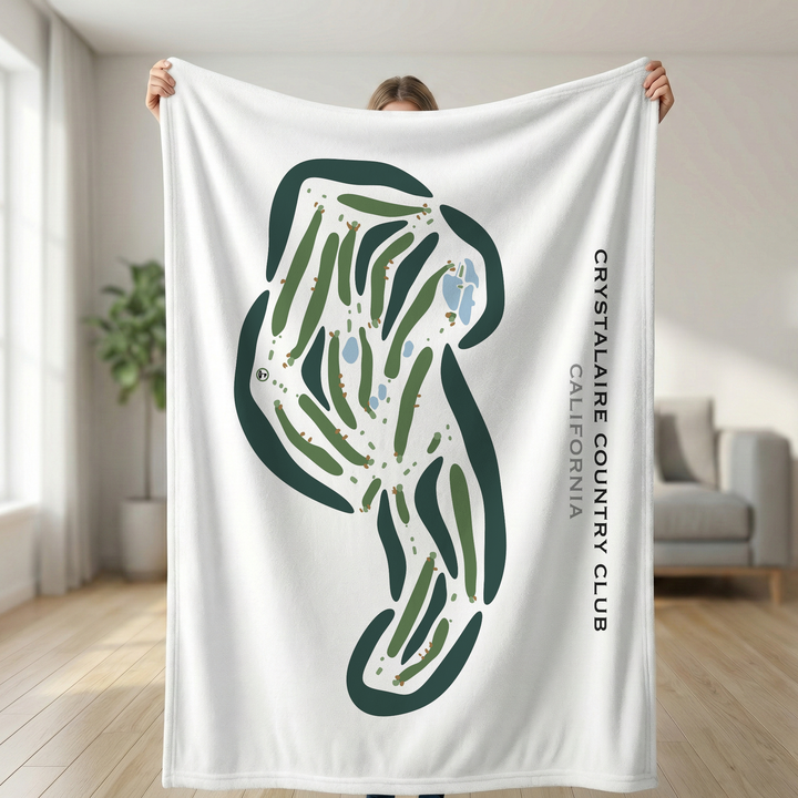 Crystalaire Country Club, California - Printed Golf Courses