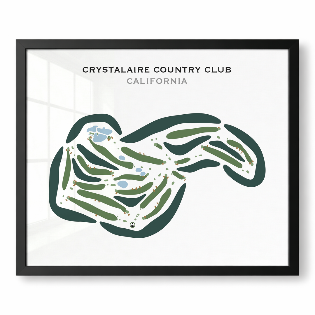 Crystalaire Country Club, California - Printed Golf Courses
