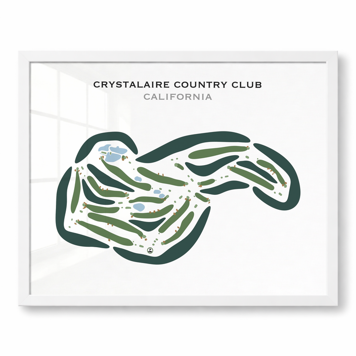 Crystalaire Country Club, California - Printed Golf Courses