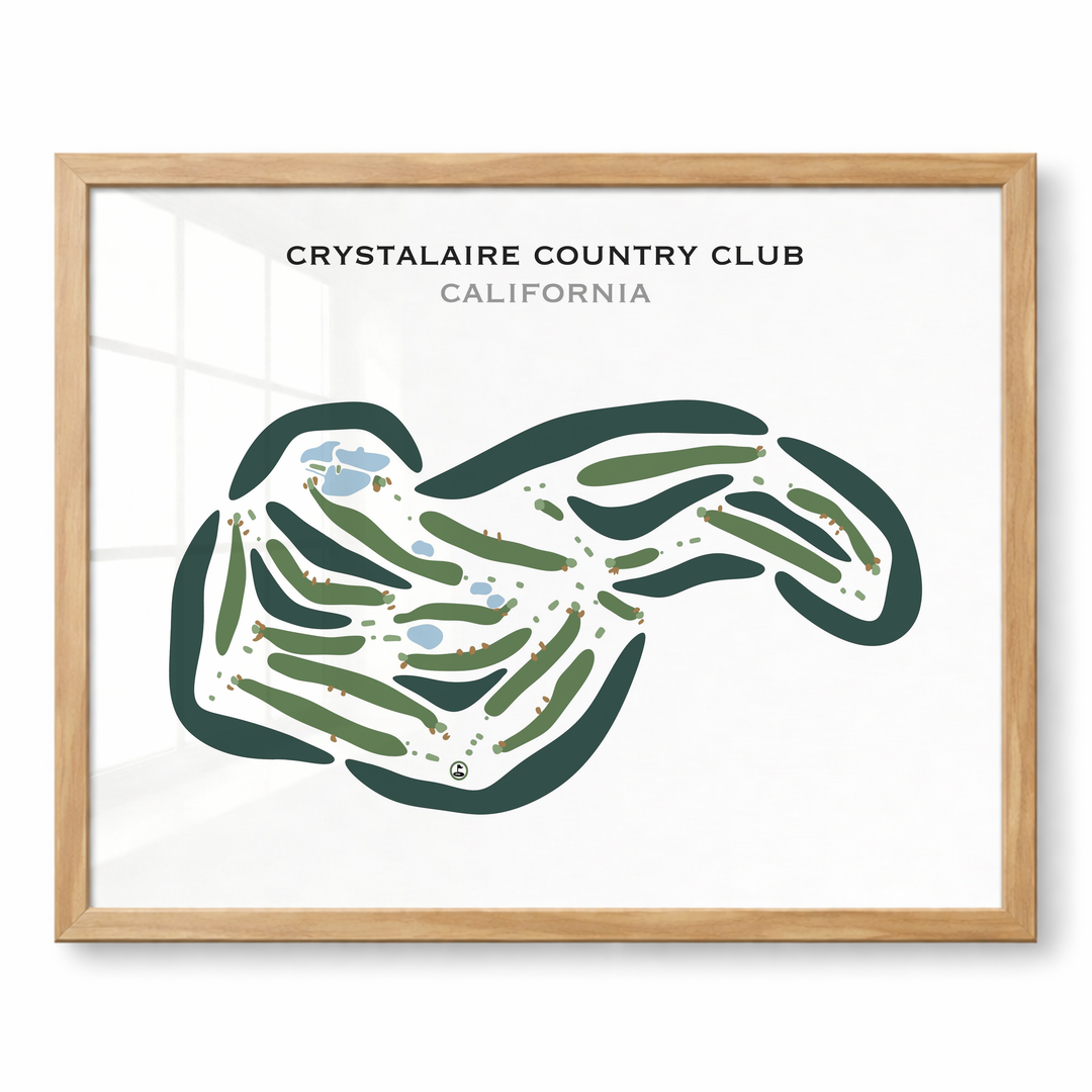 Crystalaire Country Club, California - Printed Golf Courses