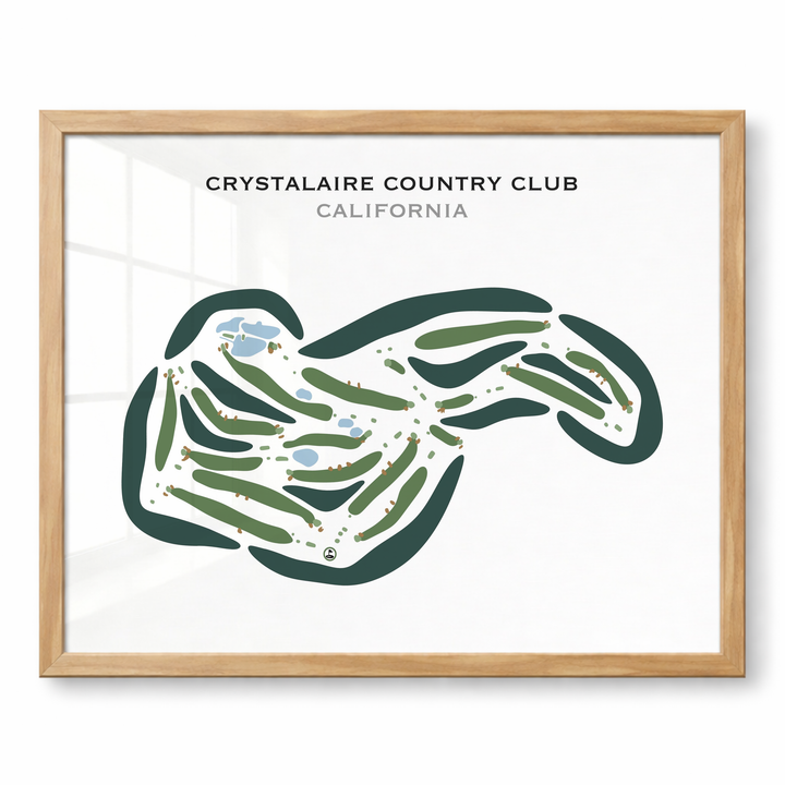 Crystalaire Country Club, California - Printed Golf Courses