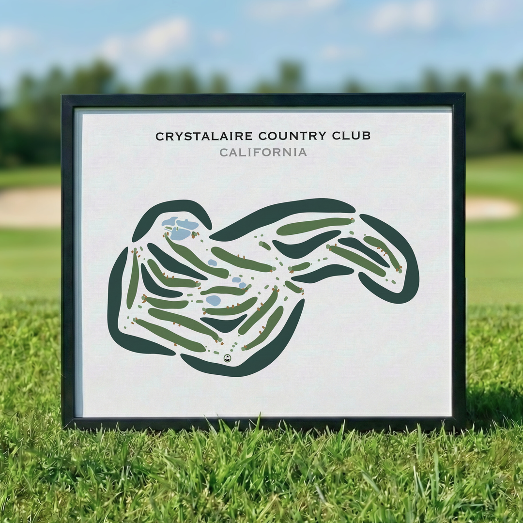 Crystalaire Country Club, California - Printed Golf Courses