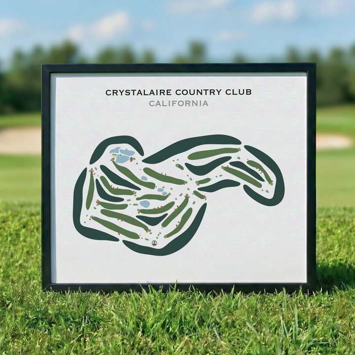 Crystalaire Country Club, California - Printed Golf Courses