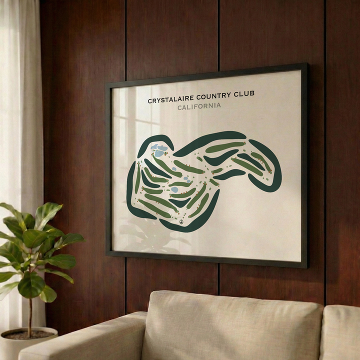 Crystalaire Country Club, California - Printed Golf Courses