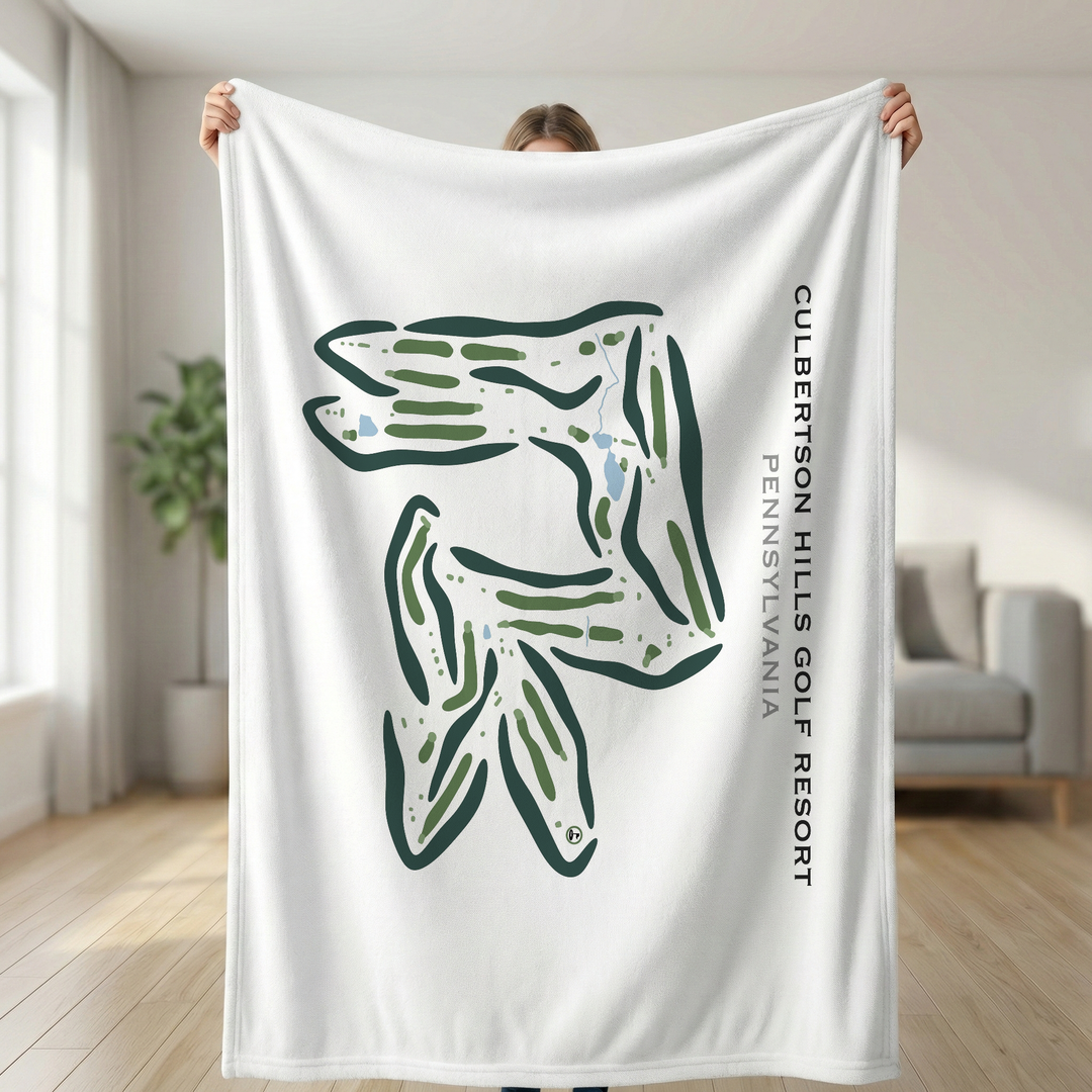 Culbertson Hills Golf Resort, Pennsylvania - Printed Golf Courses