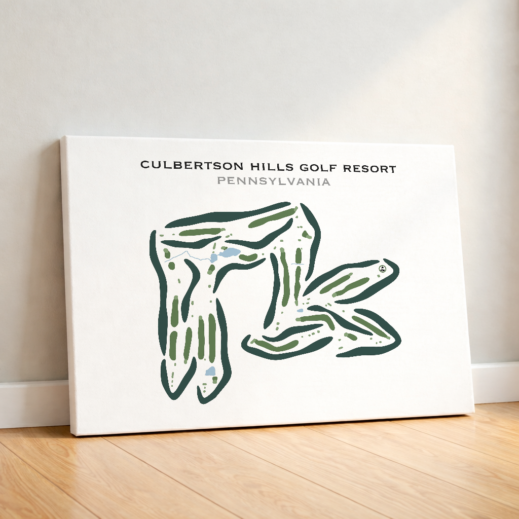 Culbertson Hills Golf Resort, Pennsylvania - Printed Golf Courses