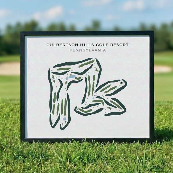 Culbertson Hills Golf Resort, Pennsylvania - Printed Golf Courses
