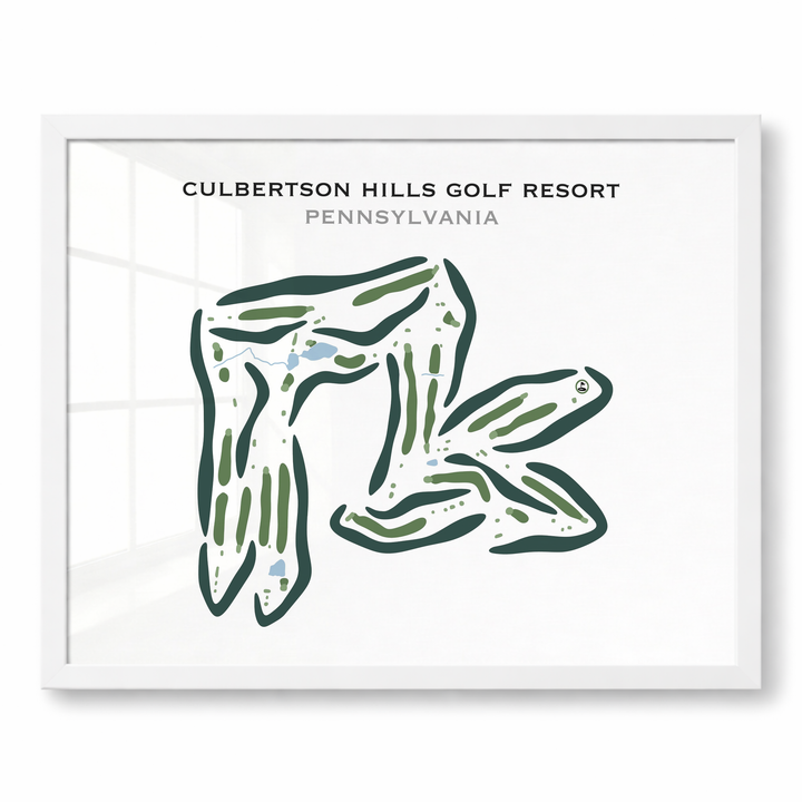 Culbertson Hills Golf Resort, Pennsylvania - Printed Golf Courses