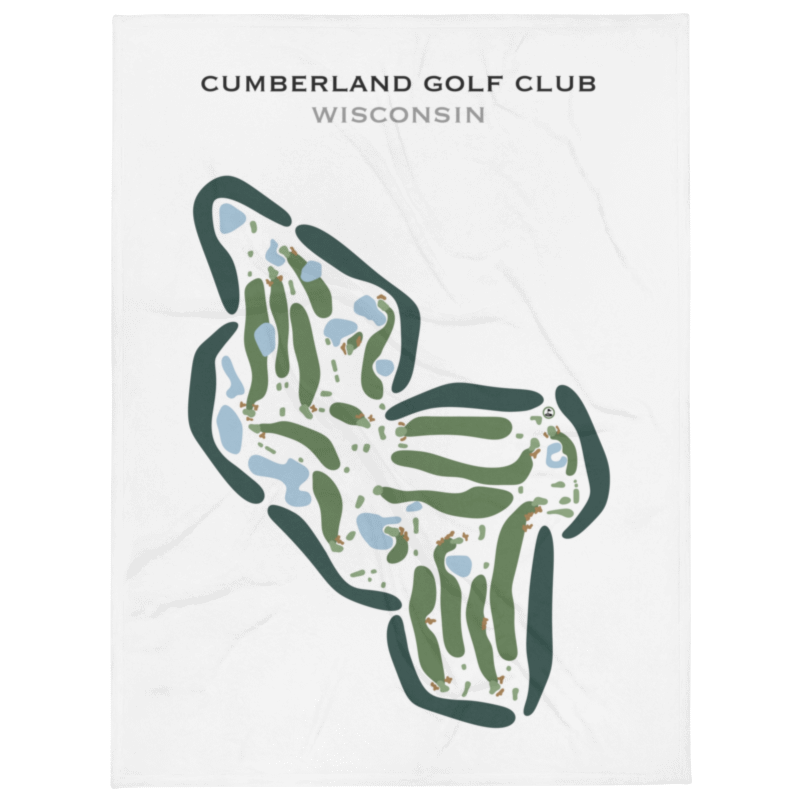 Cumberland Golf Club, Wisconsin - Printed Golf Courses