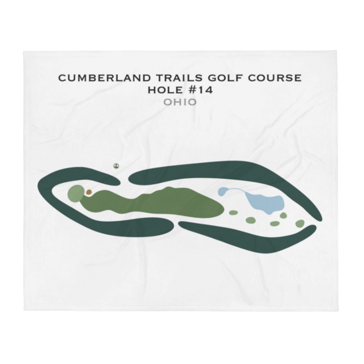 Cumberland Trail Golf Course - Hole #14, Ohio - Printed Golf Courses