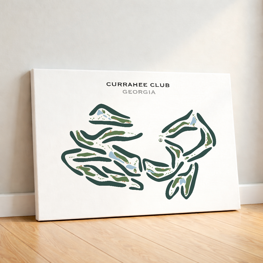 Currahee Club, Georgia - Printed Golf Courses