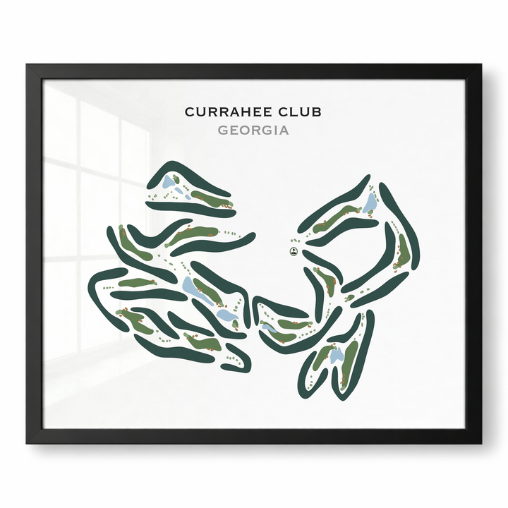 Currahee Club, Georgia - Printed Golf Courses