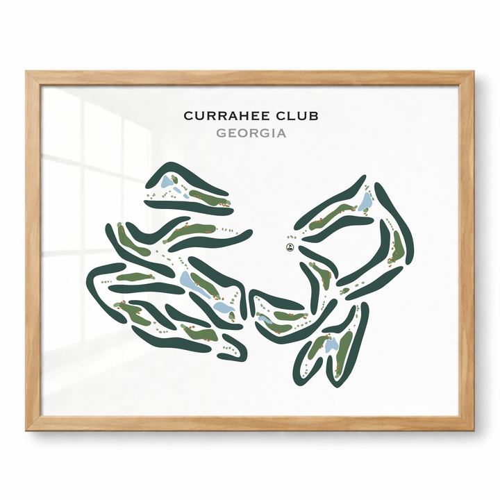 Currahee Club, Georgia - Printed Golf Courses