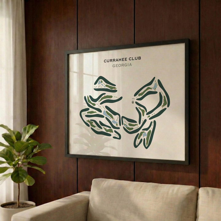 Currahee Club, Georgia - Printed Golf Courses