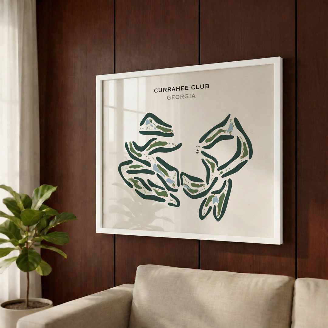 Currahee Club, Georgia - Printed Golf Courses