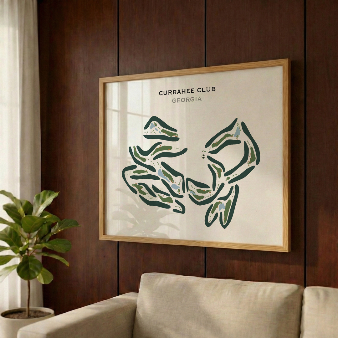 Currahee Club, Georgia - Printed Golf Courses