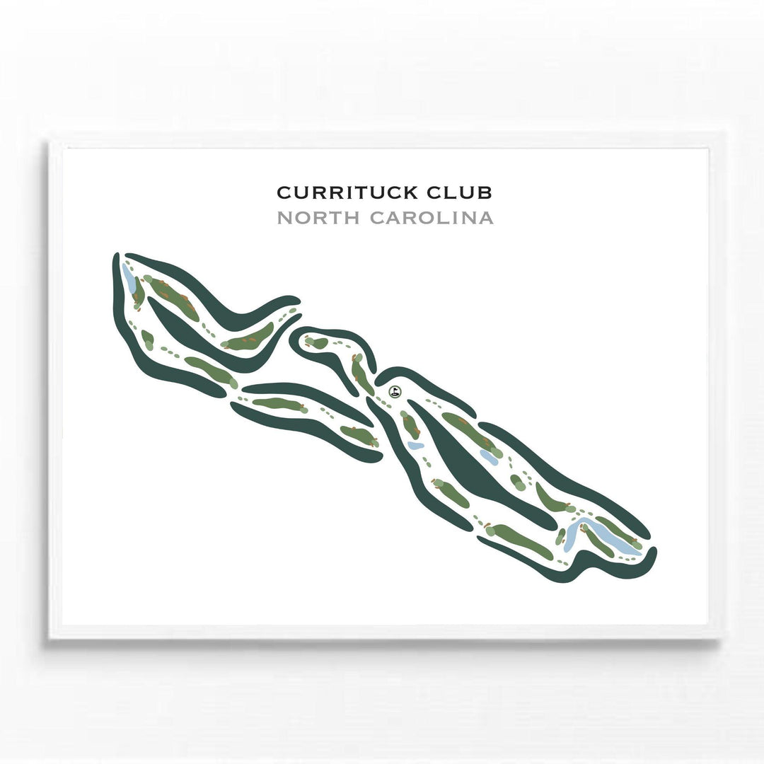 Currituck Club, North Carolina - Printed Golf Courses - Golf Course Prints