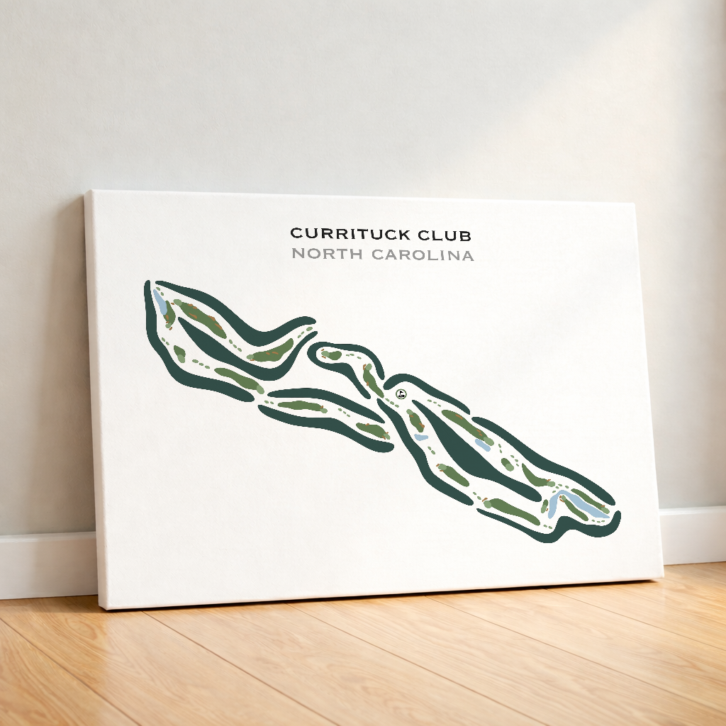 Currituck Club, North Carolina - Printed Golf Courses