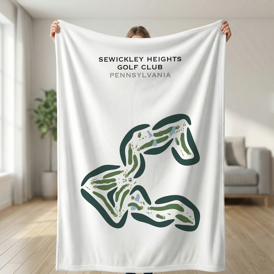 Sewickley Heights Golf Club, Pennsylvania - Printed Golf Courses