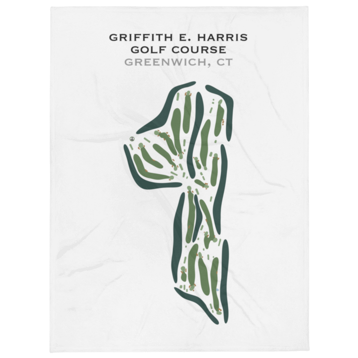 Griffith E Harris Golf Course, Greenwich, Connecticut - Printed Golf Course