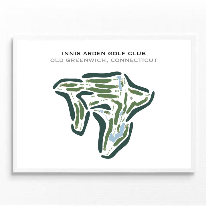 Innis Arden Golf Club, Old Greenwich, Connecticut - Printed Golf Courses