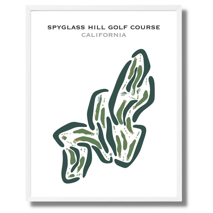 Spyglass Hill Golf Course, California - Printed Golf Courses