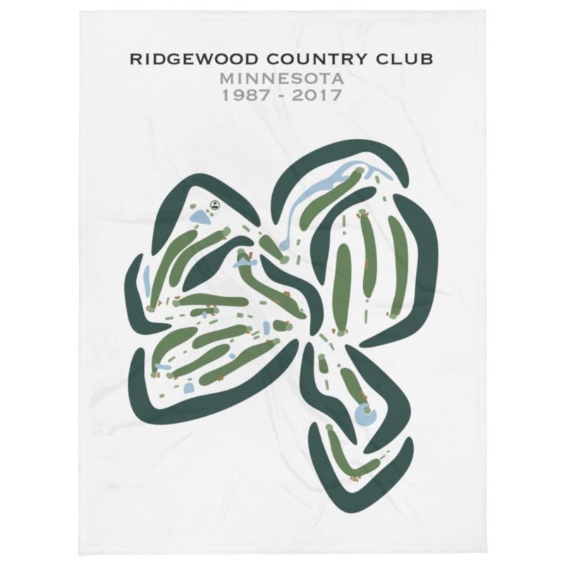 Ridgewood Country Club, Minnesota (1987-2017) - Printed Golf Courses