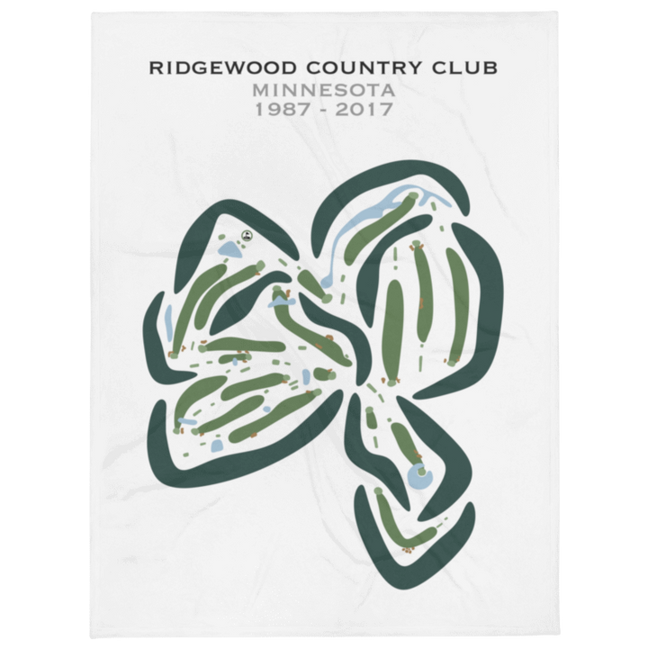 Ridgewood Country Club, Minnesota (1987-2017) - Printed Golf Courses