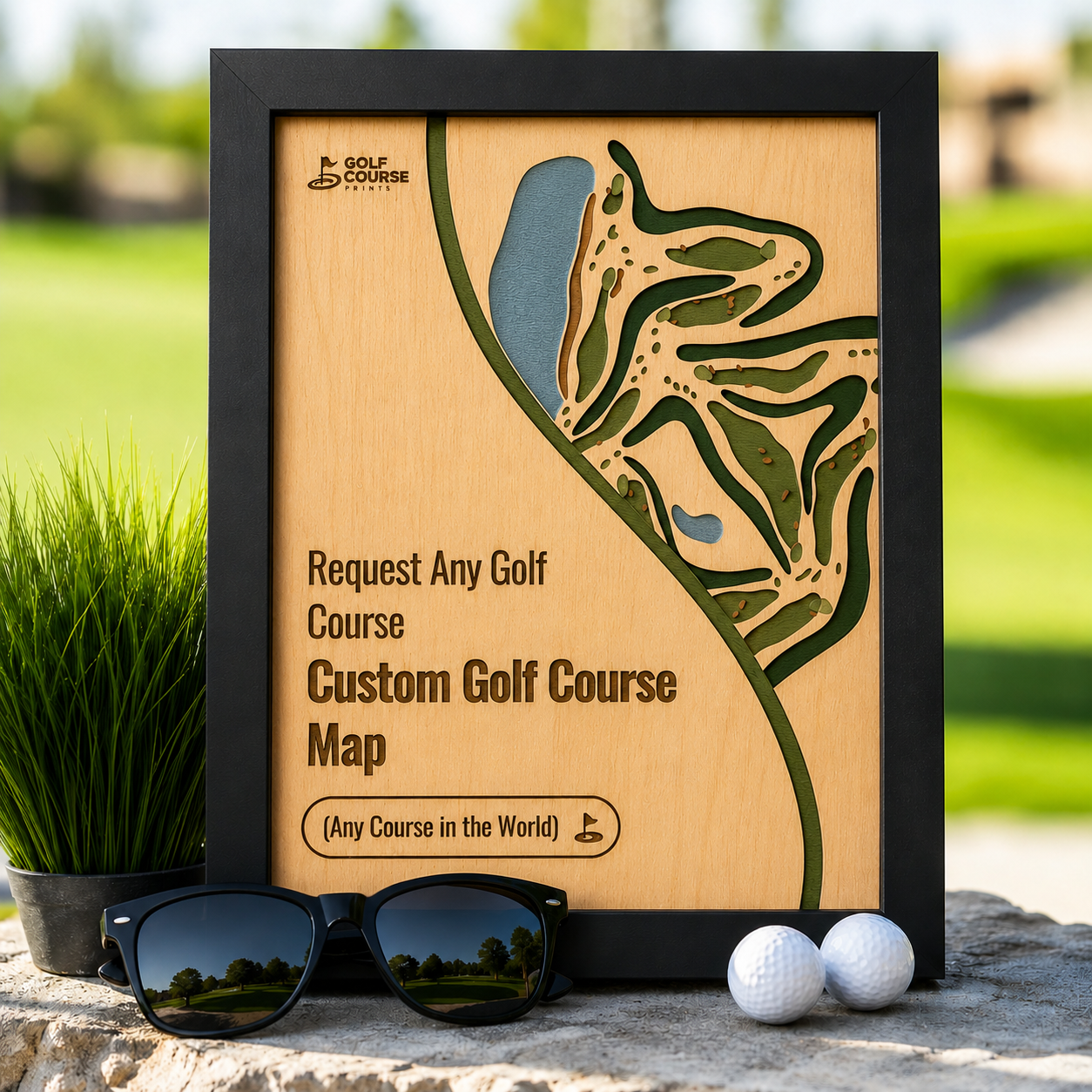 Custom Golf Course Map Design