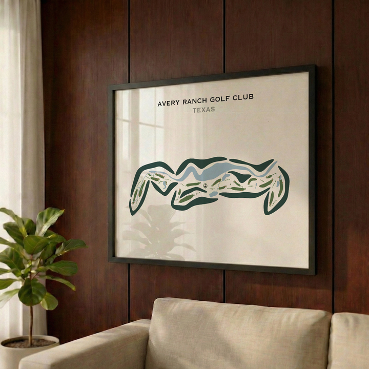 Avery Ranch Golf Club, Texas - Printed Golf Courses