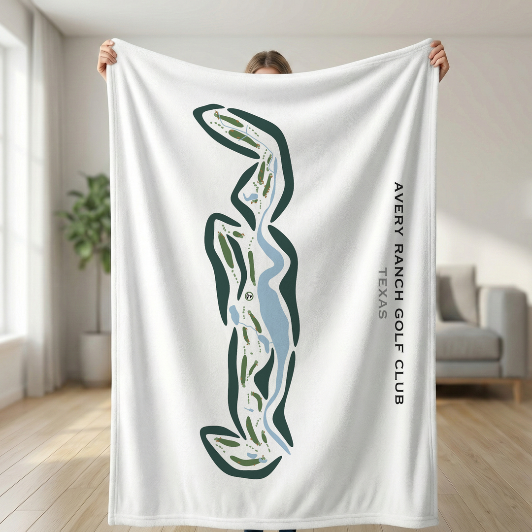 Avery Ranch Golf Club, Texas - Printed Golf Courses