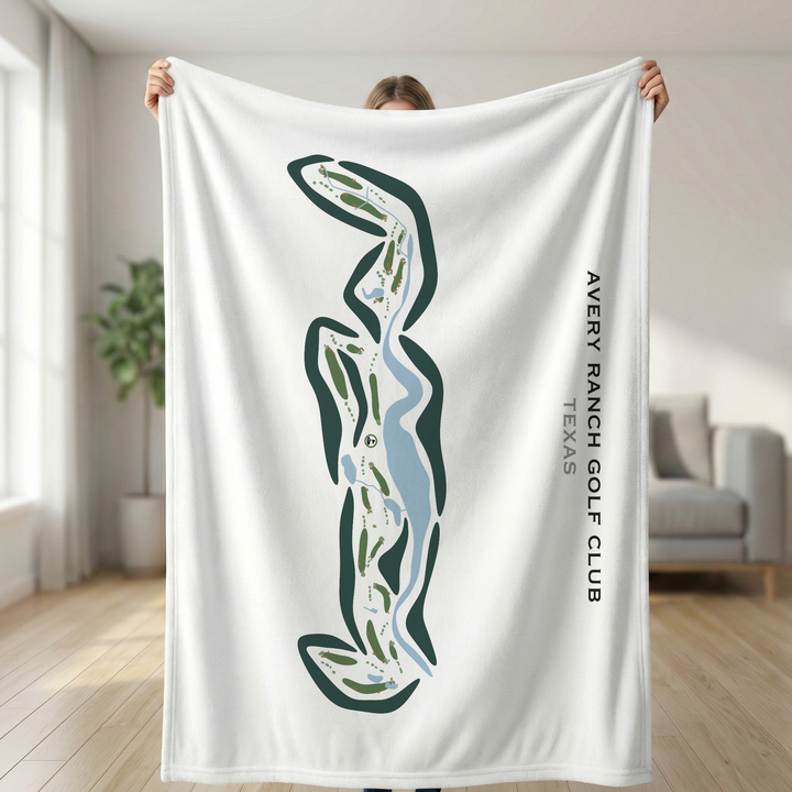 Avery Ranch Golf Club, Texas - Printed Golf Courses