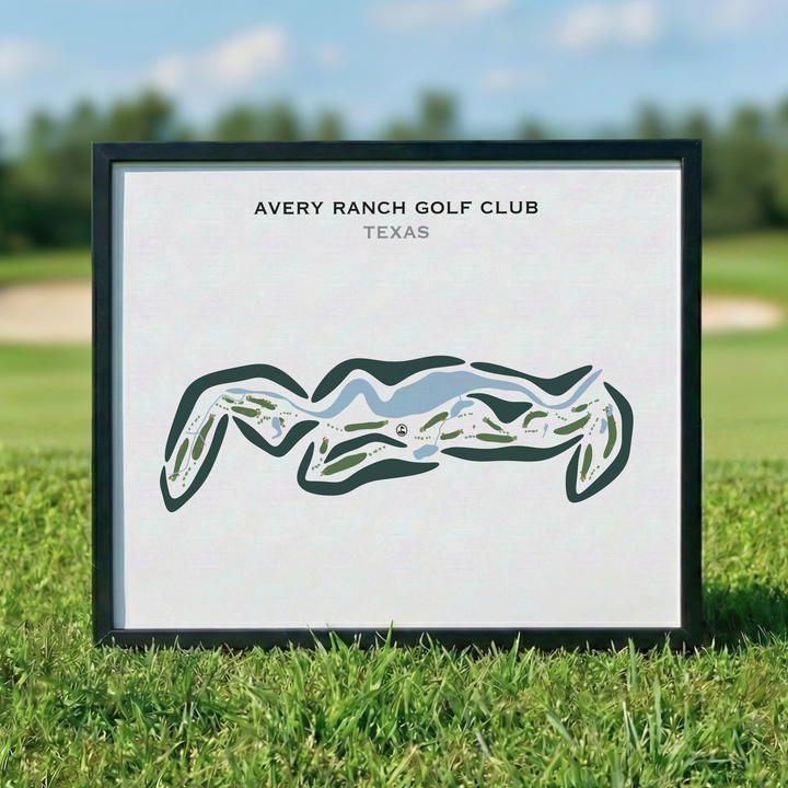 Avery Ranch Golf Club, Texas - Printed Golf Courses