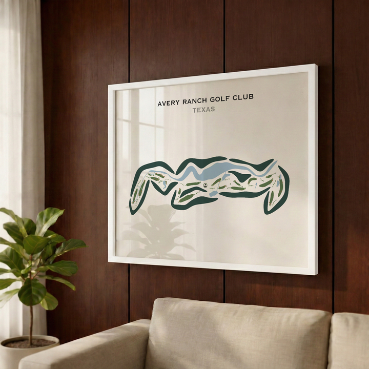 Avery Ranch Golf Club, Texas - Printed Golf Courses