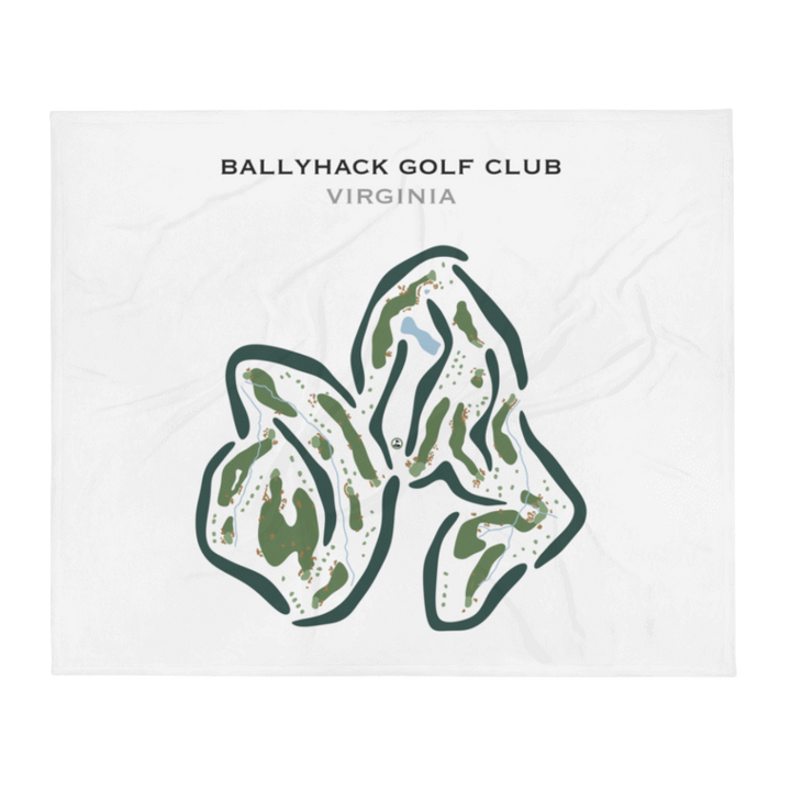 Ballyhack Golf Club, Virginia - Printed Golf Courses