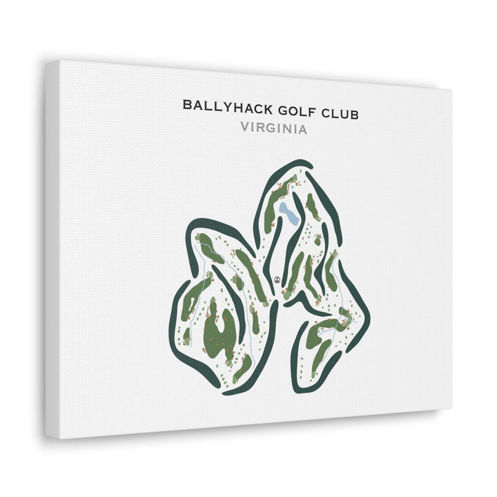 Ballyhack Golf Club, Virginia - Printed Golf Courses