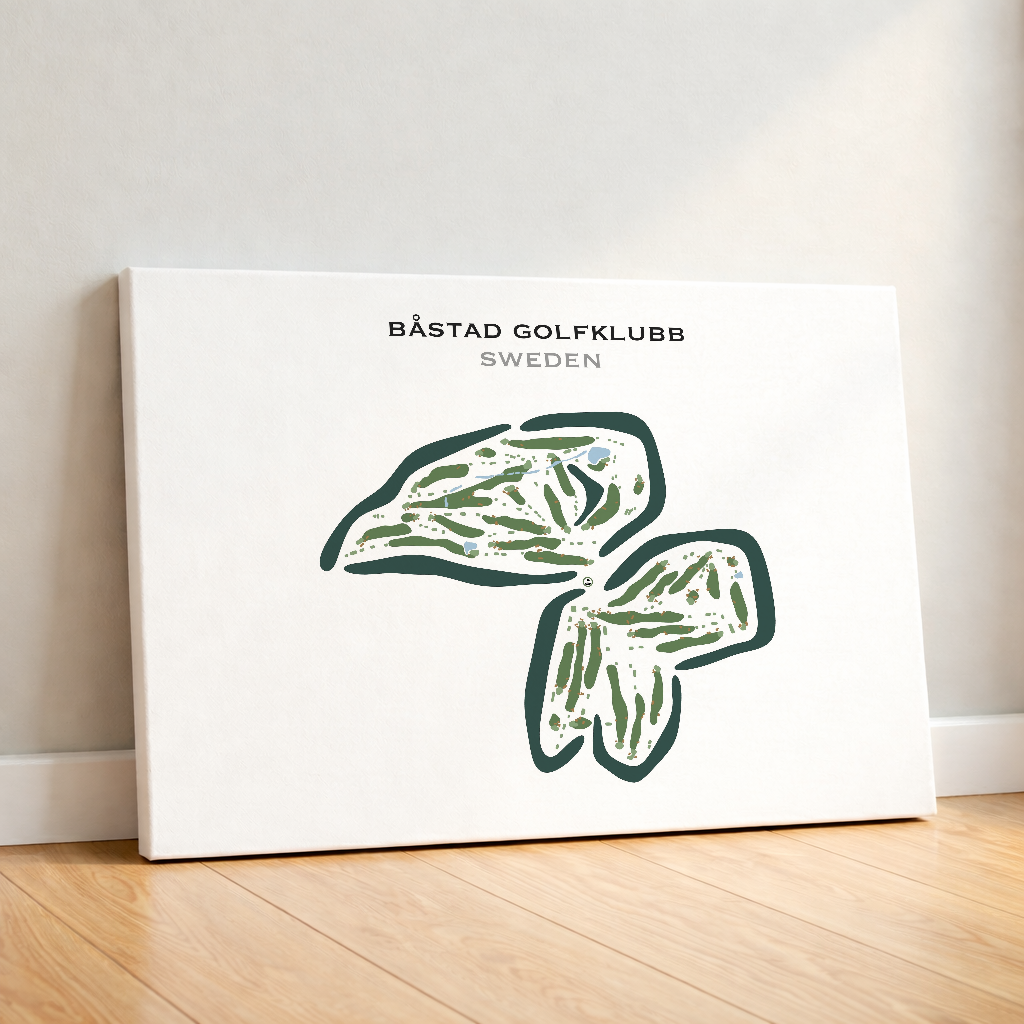 Båstad Golfklubb, Sweden - Printed Golf Courses