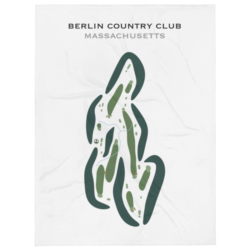 Berlin Country Club, Massachusetts - Printed Golf Courses
