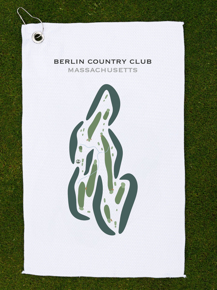 Berlin Country Club, Massachusetts - Printed Golf Courses