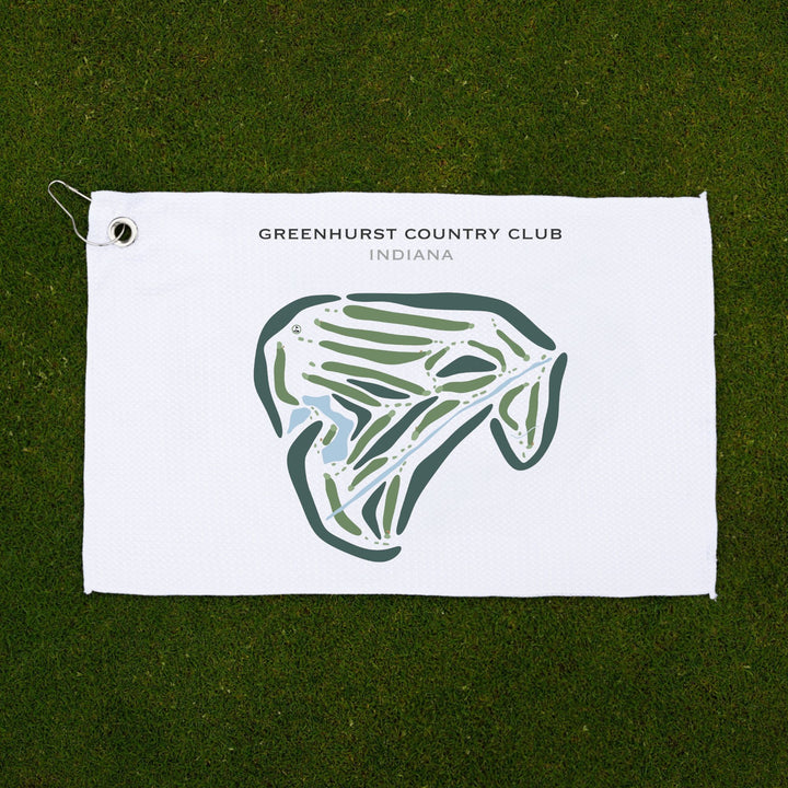 Greenhurst Country Club, Indiana - Printed Golf Courses