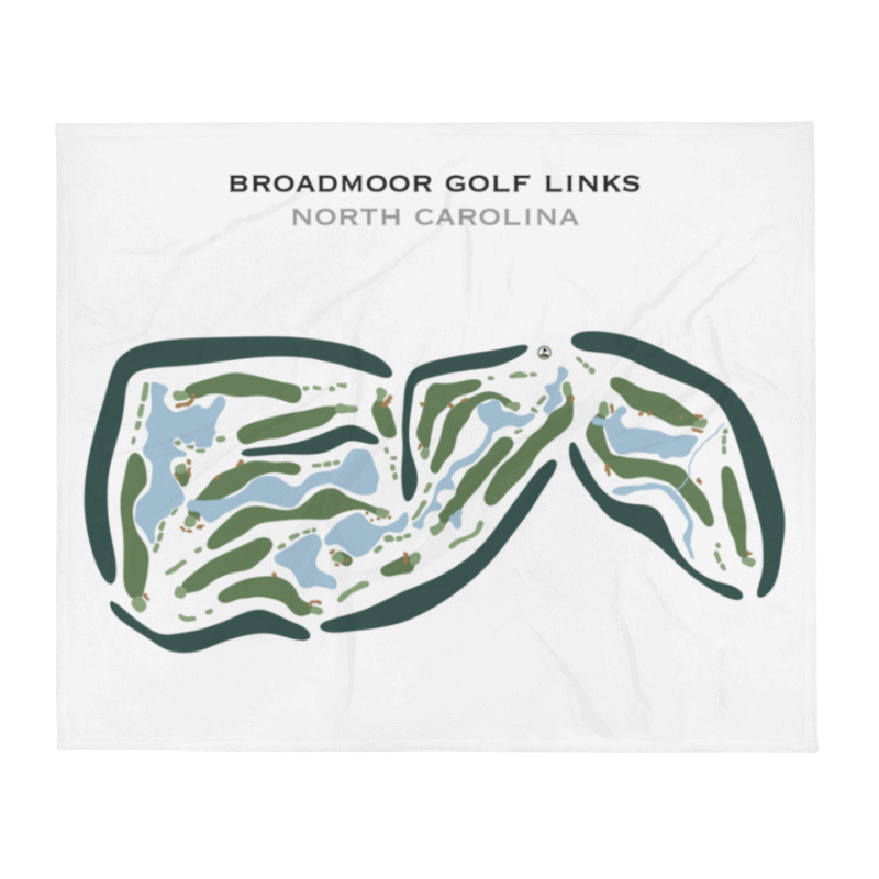 Broadmoor Golf Links, North Carolina - Printed Golf Courses